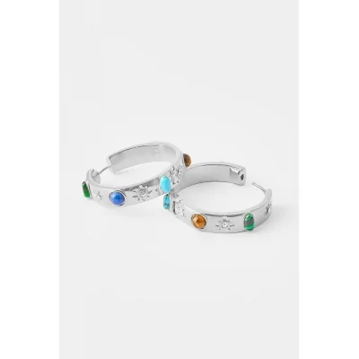 Pendientes Acero Piedras... 2