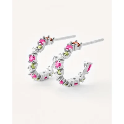 PENDIENTES PLATA SEMIARO...