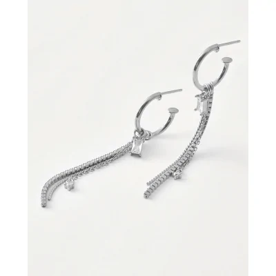 PENDIENTES PLATA SEMIARO...