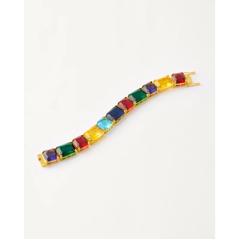 PULSERA LATON CON BAÑO DE ORO17CM...