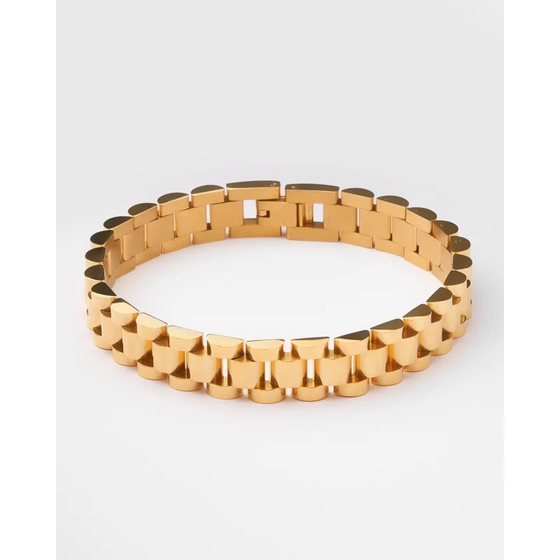 Pulsera Acero Cadena 10Mm