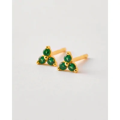 Pendientes Circonita - Flor