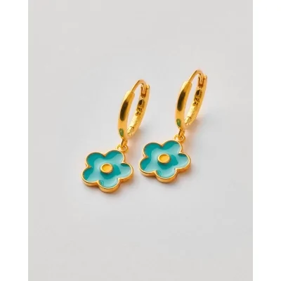 Pendientes Plata Flor...