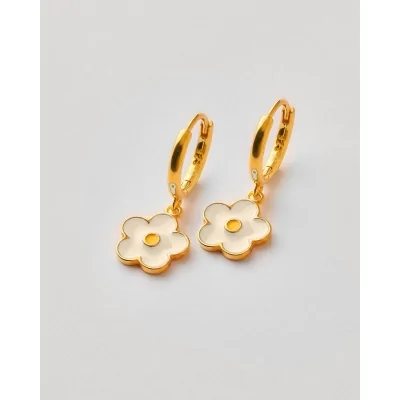 Pendientes Plata Flor...