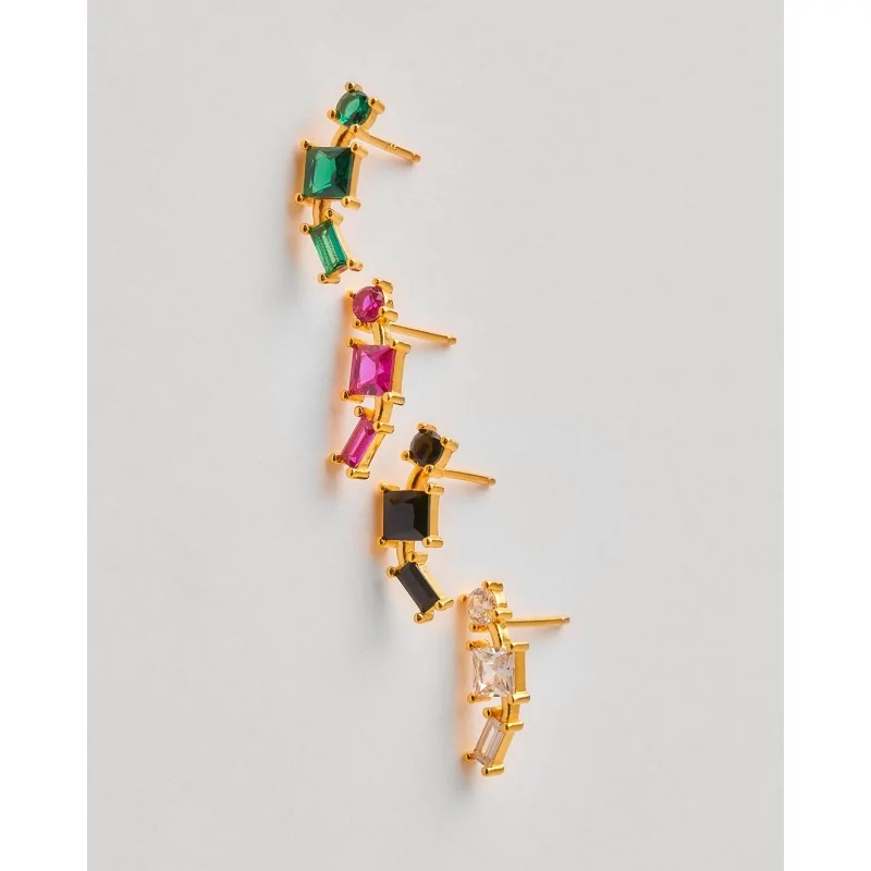 Pendientes Plata 6x16mm Tres...