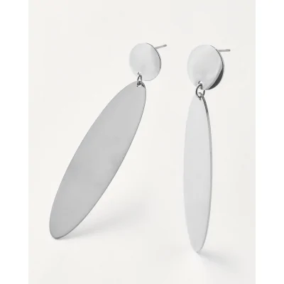 PENDIENTES ACERO CIRCULO...