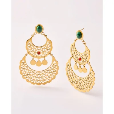 PENDIENTES ACERO 75MM...