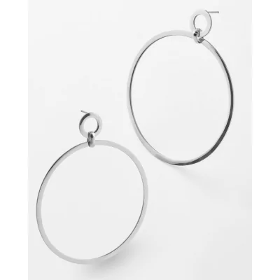 PENDIENTES ACERO ARO 50MM...