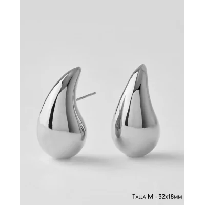 PENDIENTES DROP ACERO M...
