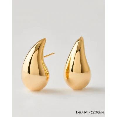 PENDIENTES DROP ACERO M...