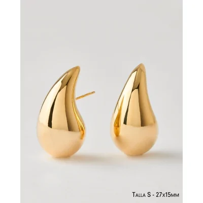 PENDIENTES DROP ACERO S...