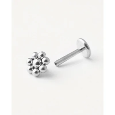 PIERCING FLOR BOLAS ACERO RH 