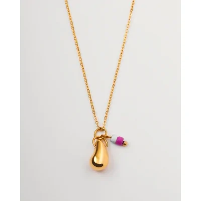 COLLAR LAGRIMA 13X5mm ACERO...