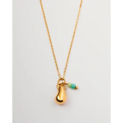 COLLAR LAGRIMA 13X5mm ACERO...