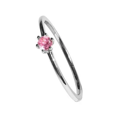 Anillo Circonita Rosa