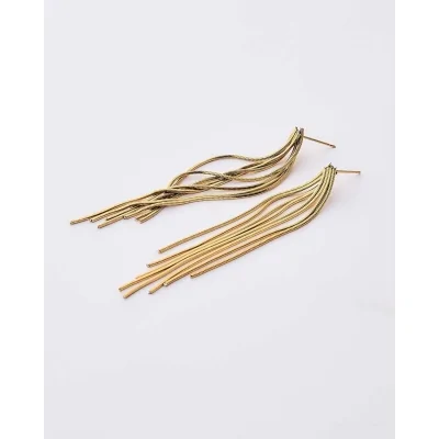 Pendientes Acero 8 Tiras...