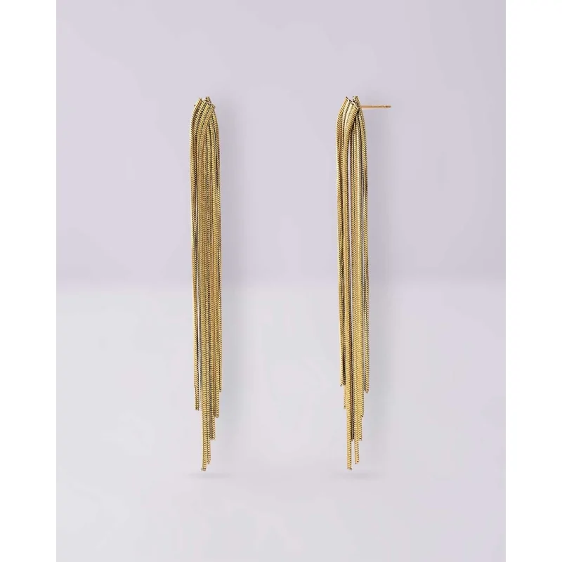 Pendientes Acero 8 Tiras Diferentes...