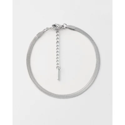 PULSERA SNAKEFLAT ACERO 3MM...