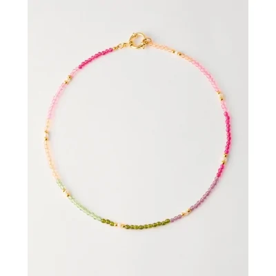 COLLAR CRISTALES 3MM, PERLA...