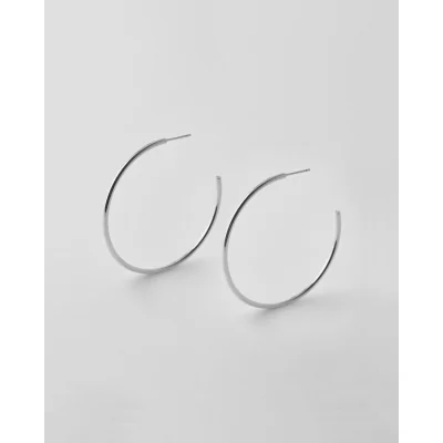 PENDIENTES ARO 25X2MM ACERO... 2