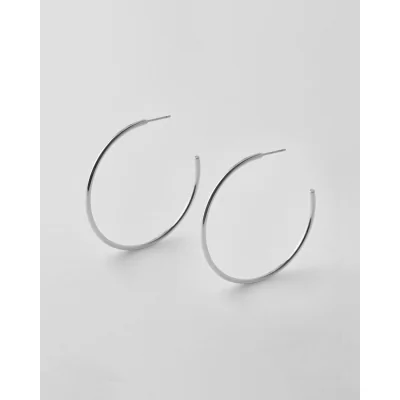 PENDIENTES ARO 30X2MM ACERO... 2