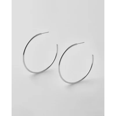 PENDIENTES ARO 40X2MM ACERO... 2