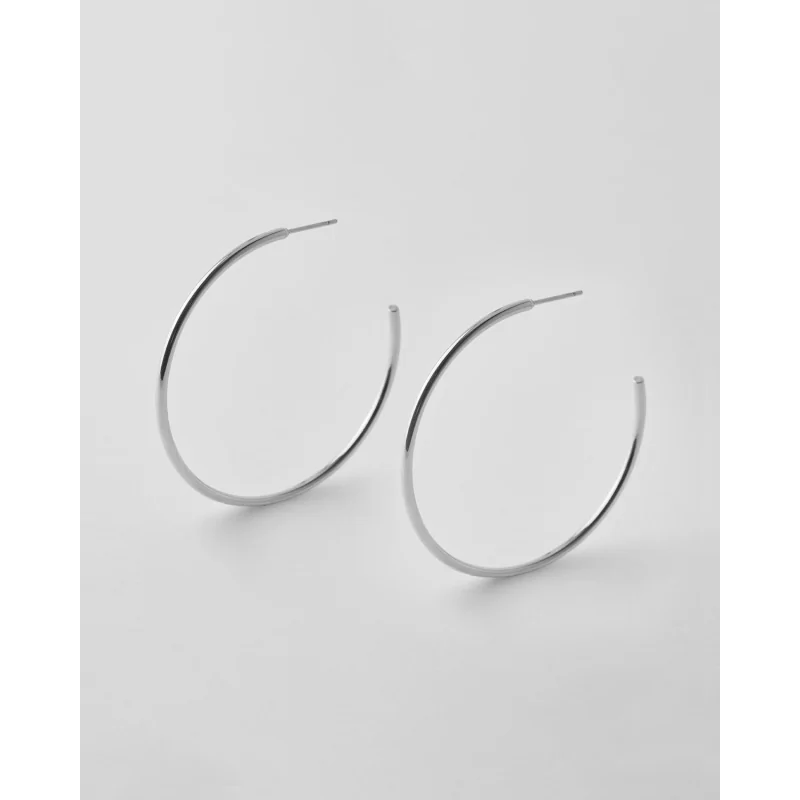 PENDIENTES ARO 40X2MM ACERO CIERRE...