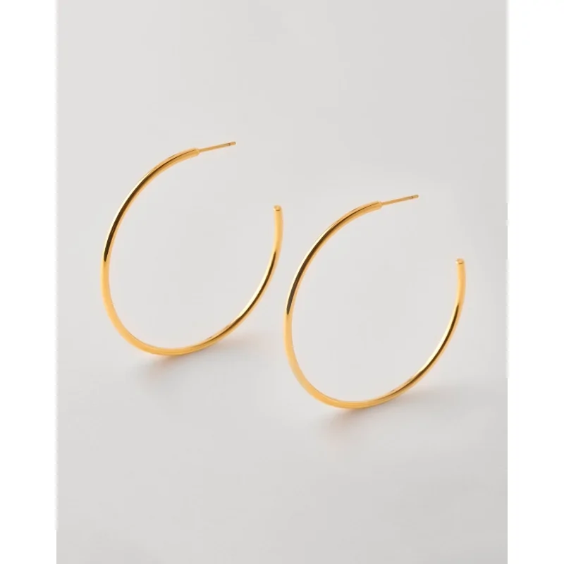 PENDIENTES ARO 50X2MM ACERO CIERRE...