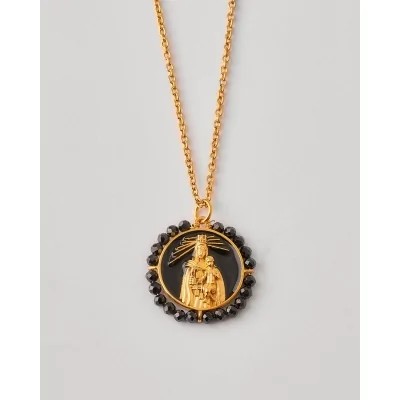Collar Acero Medalla Virgen...