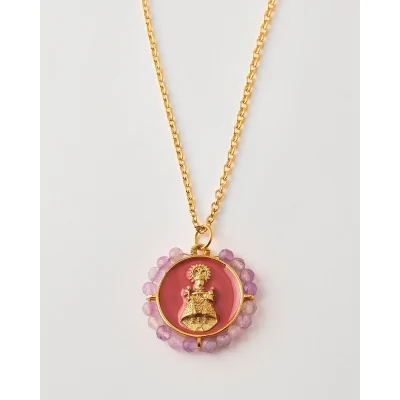 Collar Acero Medalla Virgen...