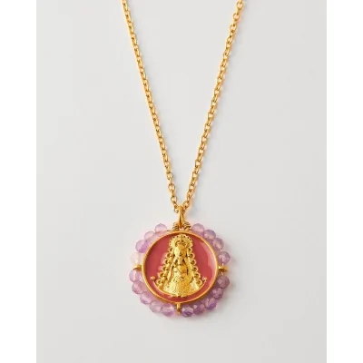 Collar Acero Medalla Virgen...