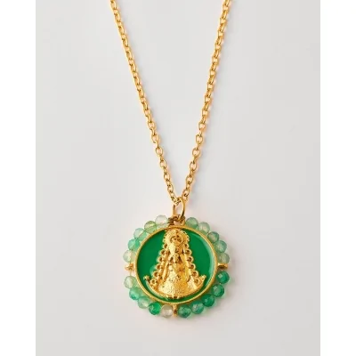 Collar Acero Medalla Virgen...