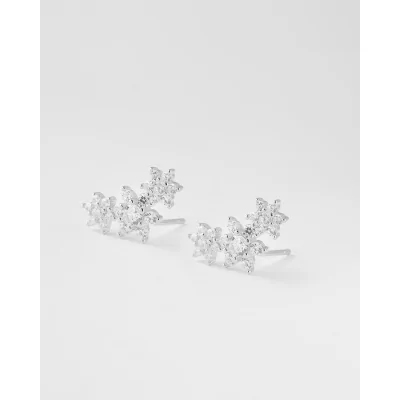 PENDIENTE 3 FLORES 12X6MM,...