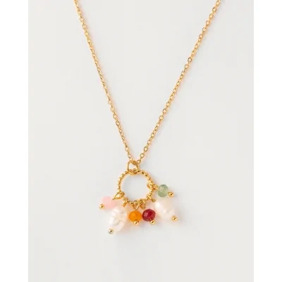 COLLAR CIRCULO 12MM PERLAS...