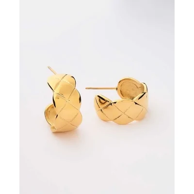 Pendientes Acero Semi Aro 10Mm