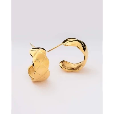 Pendientes Acero Semi Aro 10Mm 2