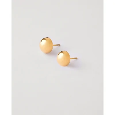 PENDIENTES MEDIA BOLA 10mm...