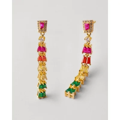 PENDIENTES PLATA CIRCONITAS...