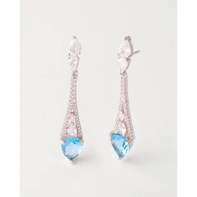 PENDIENTES PLATA CIRCONITAS WT