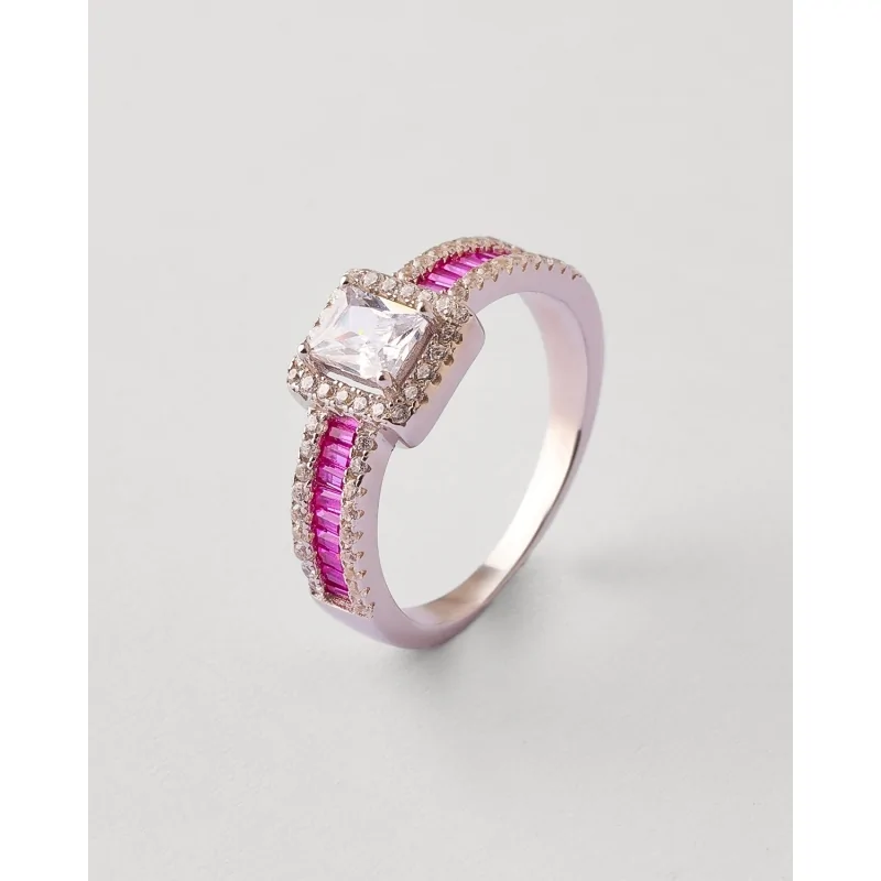 ANILLO PLATA CIRCONITAS  WR