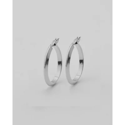 PENDIENTES ARO 15MM PLATA  RH 