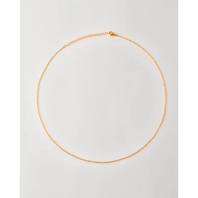 CADENA 40+5CM PLATA DO