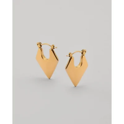 PENDIENTES ROMBO ACERO...