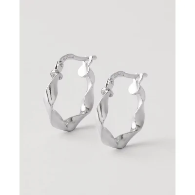 PENDIENTES ARO TRENZADO...