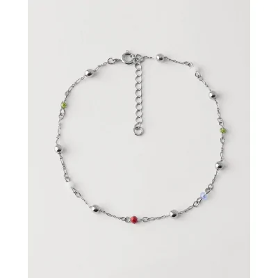 TOBILLERA METAL BOLAS...