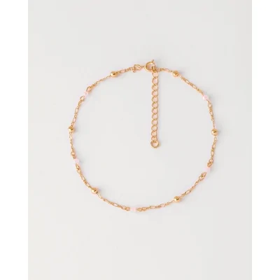 TOBILLERA METAL CRISTAL...