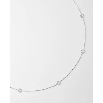 Collar Metal Flores 80cm RH