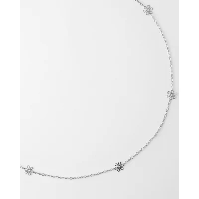 Collar Metal Flores 80cm RH