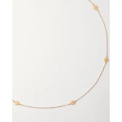 Collar Metal Flores 80cm DO