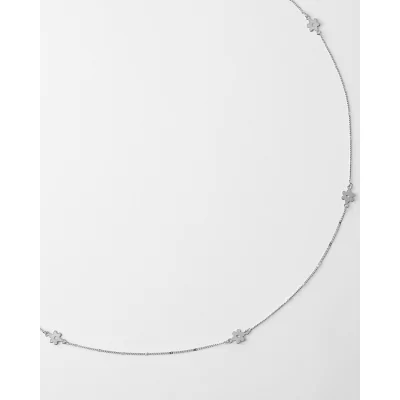 Collar Metal Flores 80cm RH